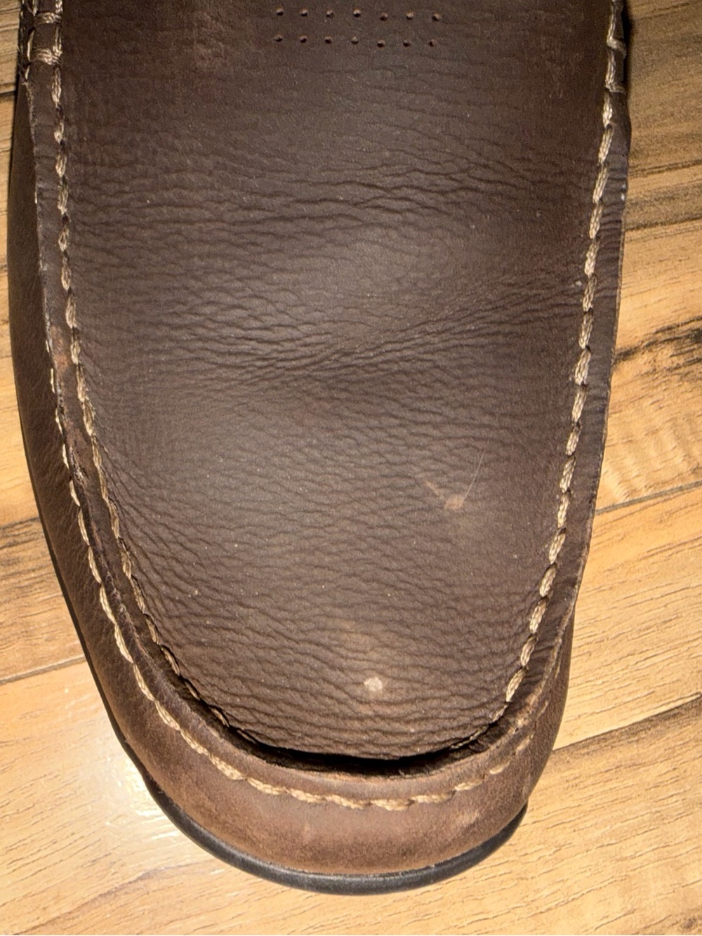 Clarks Structured Men’s Slip-On Loafers in Brown  size. 11.5 - Picture 2 of 6
